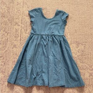 Alice + Ames Blue and Purple Polka Dot Ballet Dress